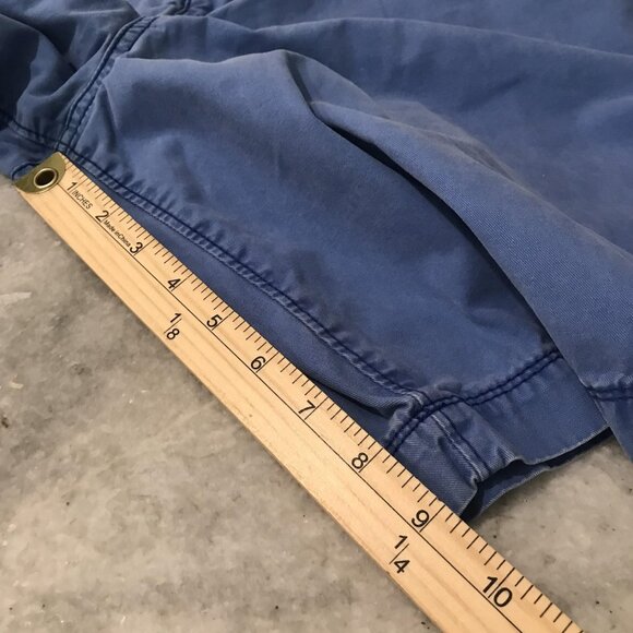 American Eagle Outfitters Shorts Mens 36 Blue Classic Chino Flat Front Zip Fly - Picture 8 of 8